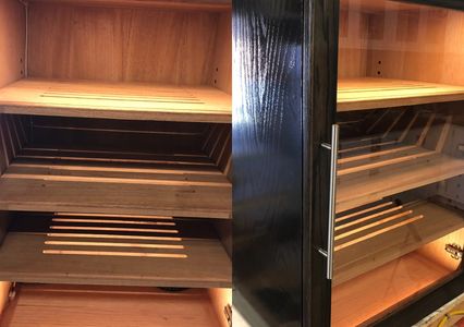Bespoke cabinet cigar humidors