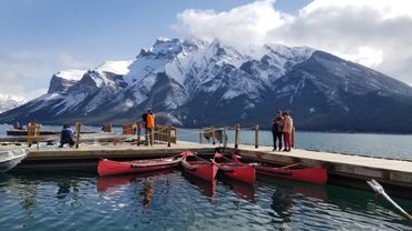 Lake Minnewanka, Banff, kayaking, hiking, canoeing