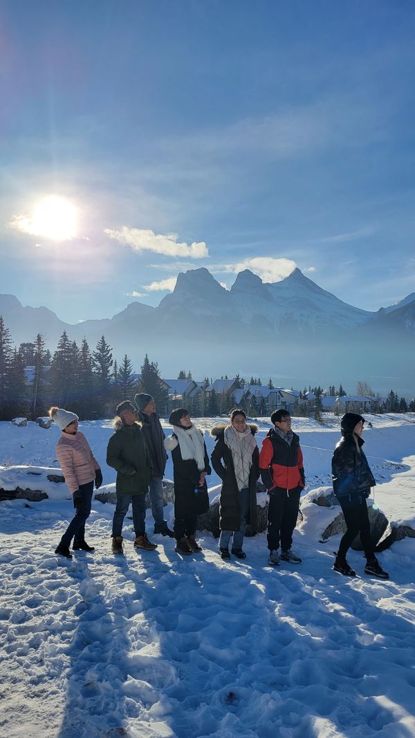 Three Sisters Lookout in Canmore