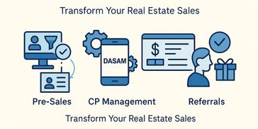 Dasam transforms real estate sales through passion, market expertise, and smart technology. From pre