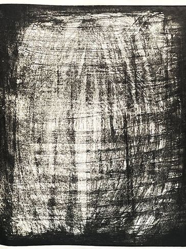 Aquatint etching experimental mark making, dark and light tones
