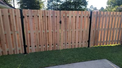Cedar Shadow Box Privacy Fence