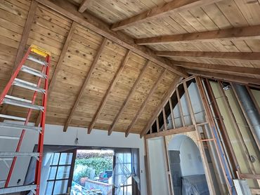 t&g ceiling paint stripping los feliz