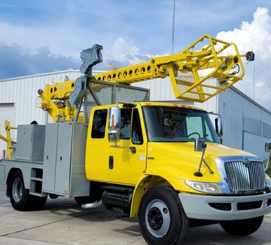 2008 Telsta T40C Cable Placer Bucket Truck