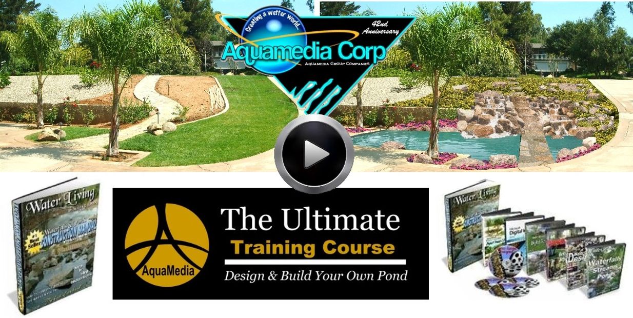how to buil,how to design waterfall pond, fountain, stream, koi pond mauual