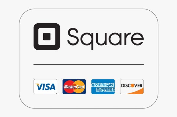 We accept square card payments like debit, credit, american express and more. 