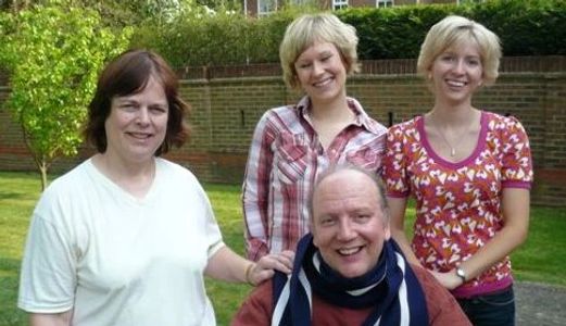 Future doctor and nurse carers in our garden