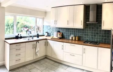 Professionally decluttered and organised kitchen by Home Style Essex.