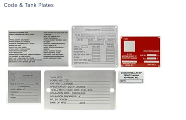 Code, Tank, and Pressure Vessel Plates