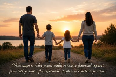 Symbolizing the ongoing financial responsibilities parents have toward their children. In Washington