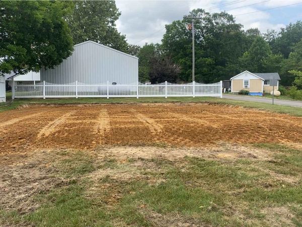 New house build site prep in McLean County, KY with excavation services by KAR-GAL Construction.