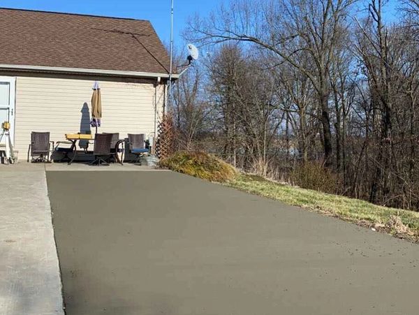 Concrete construction in McLean County, KY with site prep & concrete pouring, KAR-GAL Construction.