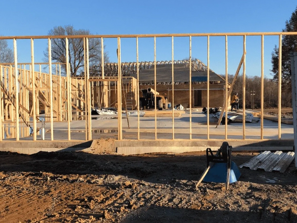 New build house with general contracting, carpentry, concrete, & interior by KAR-GAL Construction.