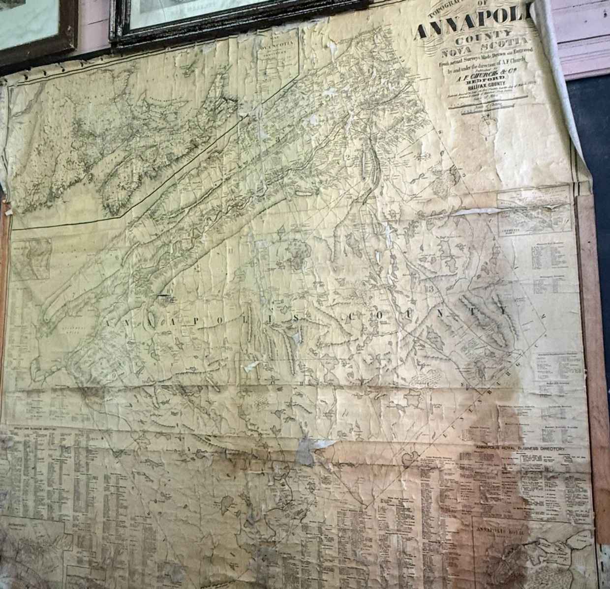 1840s map of Annapolis County