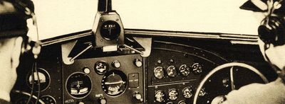 Low Frequency Radio Range, Four Course Radio Range: TWA DC-3 Cockpit 1930’s
