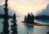 Canoes on Lake Louise