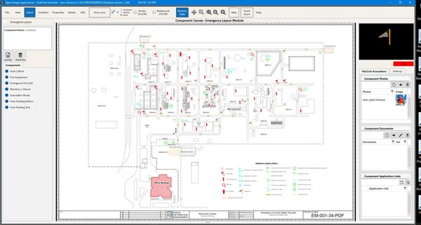 Emergency Layout, visual information management software