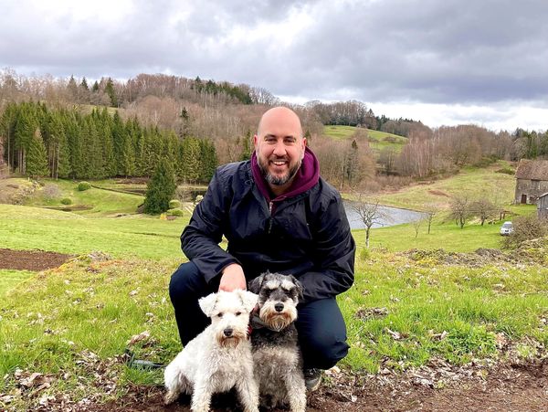 About Kevin Roberts | France with Dogs | Miniature Schnauzers | Happiness 