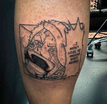 anime tattoo
