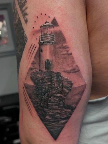 Lighthouse tattoo