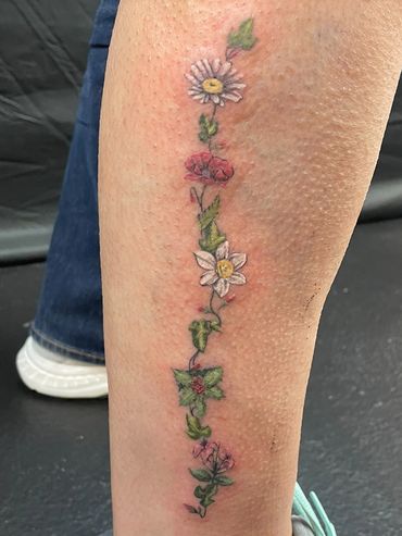 Mayhem - flower Tattoos