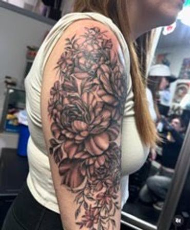 Floral tattoo