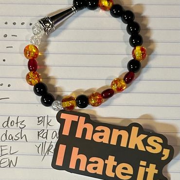 Morse Code: THANKS, I HATE IT