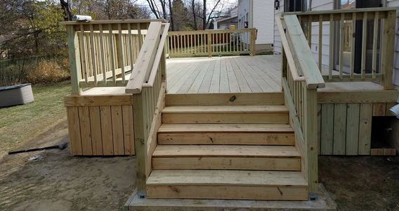wood deck builder