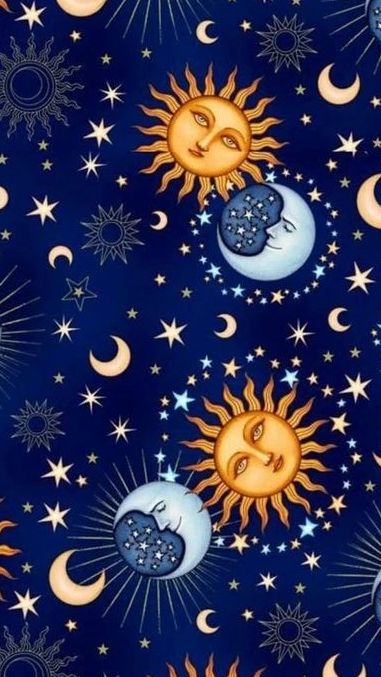 Picture of sun and moon