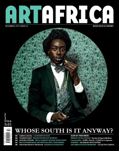 Cover of Art Africa magazine, Whose South is it anyway?