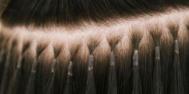 I link hair extensions best hair lexington salon Mickey Posh Voce GRO hourglass