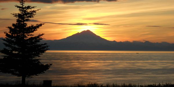 Cook inlet sunset
