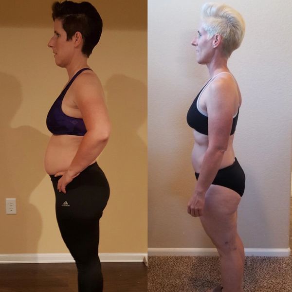 A weight loss before and after twenty five pounds down
