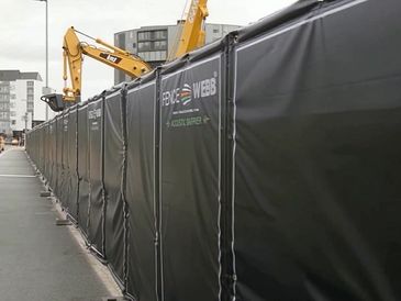 Acoustic Barrier Fenvce Webb Construction Site Noise Reduction