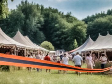 Reflective event fence strip 20m