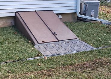 Finished result and a dry basement!