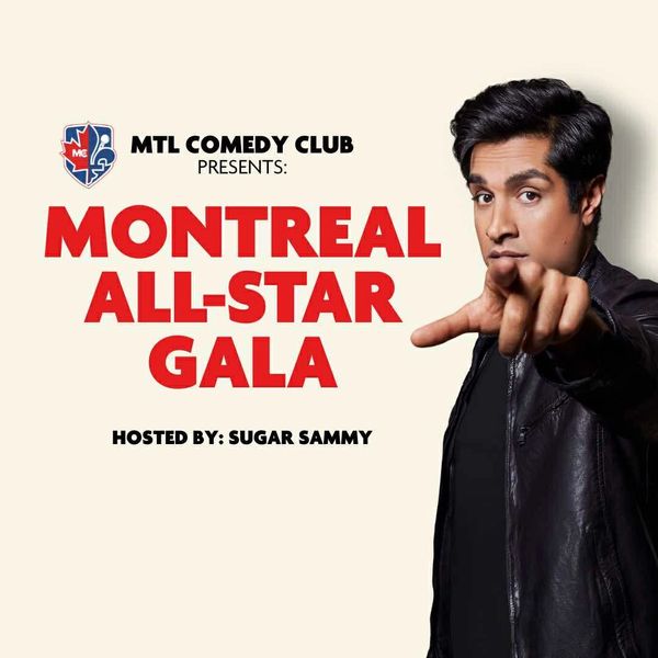 Sugar Sammy Gala, Sunday September 6th, 2026. Sugar Sammy is hosting an unforgettable gala.