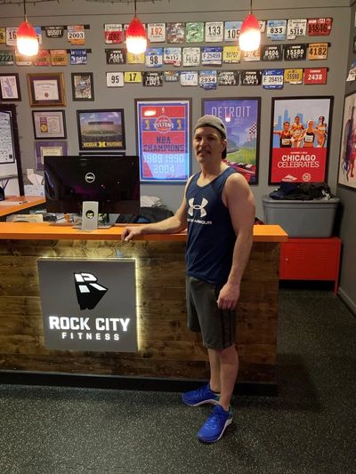 Rock City Fitness client Greg Goleski giving success testimonial.