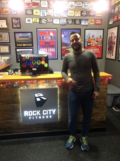 Rock City Fitness client Mit Joshi giving success testimonial.
