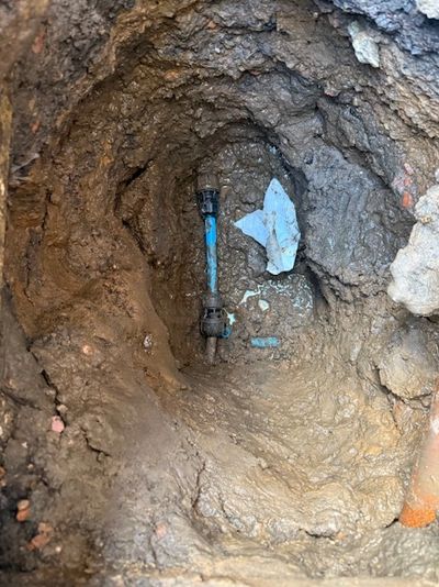 Water leak repaired on common supply pipe.