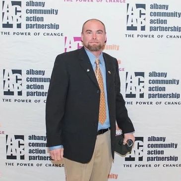 Paul Koniowka at a fundraising event