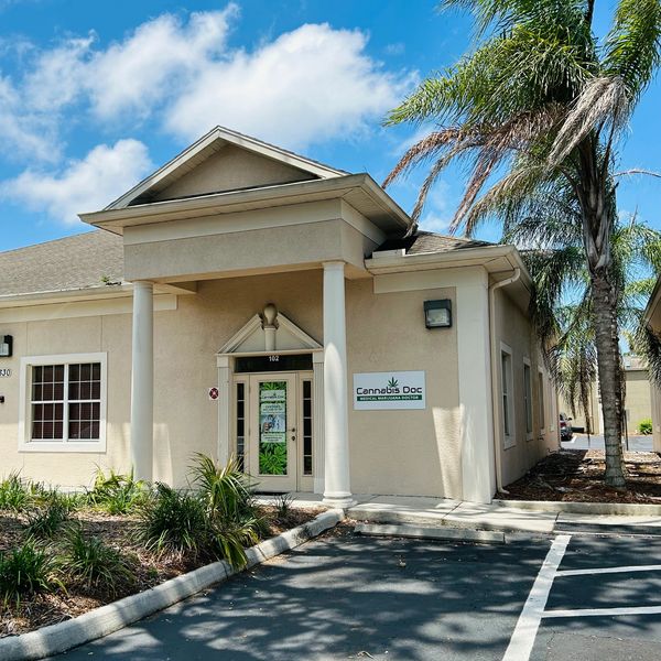 Front view of Cannabis Doc building