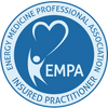 Logo for Energy Medicine Professional Association Insured Practitioner.