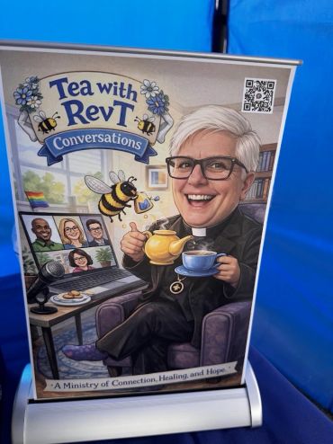 Signage for Tea with RevT conversations
