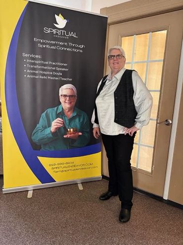 RevT presenting at Clayton WIN connects about Spiritual Endeavor.