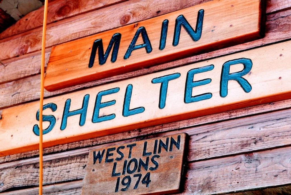 Hammerle and Willamette Park shelters