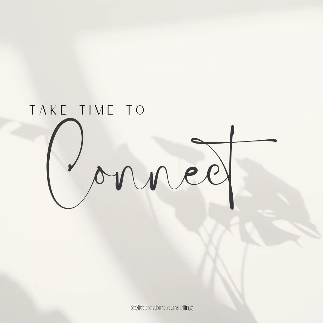 Connection is very important for healing.