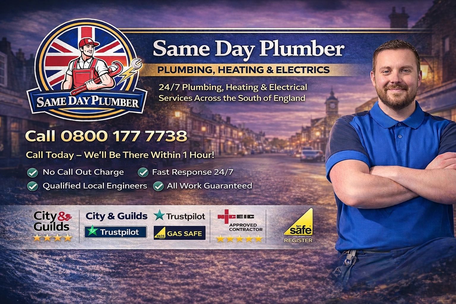 sameday plumber Reading