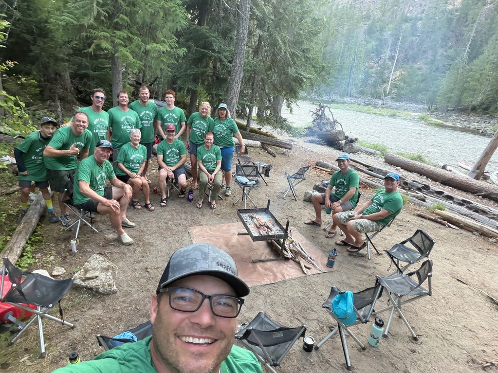 Everyone with the Windy Beaver T-shirts On and looking Good!