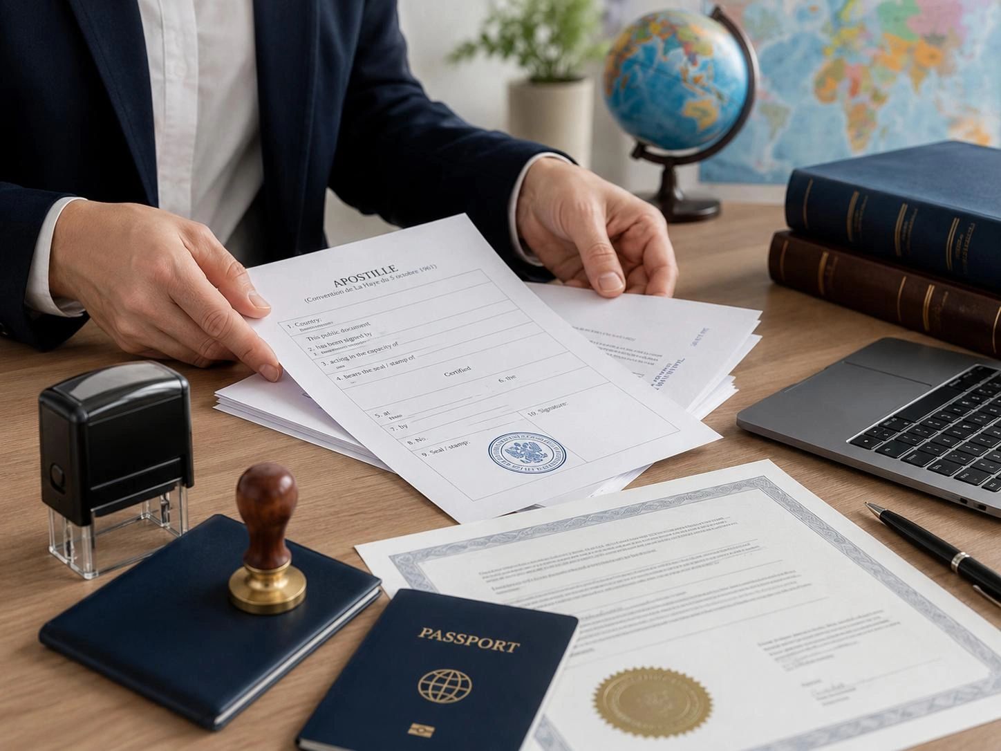Professional apostille courier